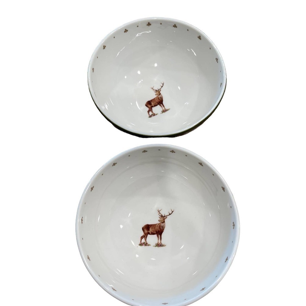 2 Spode Glen Lodge Stag salad bowls - Picture 3 of 4
